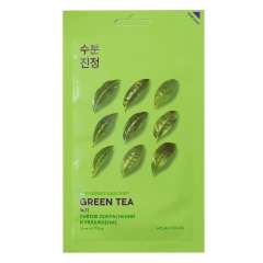 Holika Holika Pure Essence Mask Sheet Green Tea - Противовоспалительная тканевая маска, зеленый чай 20 мл Holika Holika (Корея) купить по цене 100 руб.
