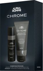 Estel Alpha Homme Chrome - Набор парфюмерные компаньоны (Шампунь-гель 200 мл, Дезодорант-спрей 100 мл) Estel Professional (Россия) купить по цене 875 руб.