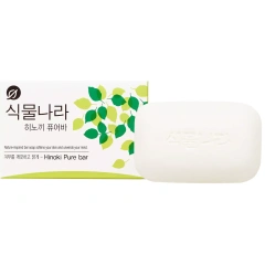 Туалетное мыло с экстрактом японского кипариса Botanic Nation Hinoki Pure Bar, 100 г CJ Lion (Корея) купить по цене 192 руб.
