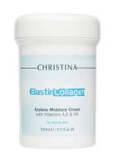 Christina Elastin Collagen Azulene Moisture Cream with Vit A, E and HA - Увлажняющий азуленовый крем с коллагеном и эластином для нормальной кожи 250 Christina (Израиль) купить по цене 2 455 руб.