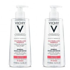 Vichy Purete Thermal - Мицеллярная вода с минералами для чувствительной кожи 2*400 мл Vichy (Франция) купить по цене 1 490 руб.