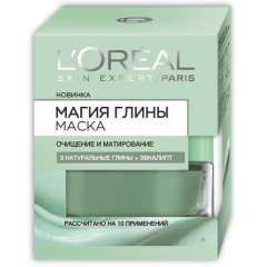 L'oreal - Маска для лица: очищение и матирование 50 мл L'Oreal Paris (Франция) купить по цене 734 руб.