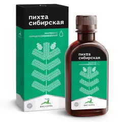 Жидкий экстракт пихты сибирской, 200 мл Вистерра (Россия) купить по цене 306 руб.