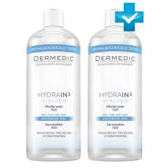 Dermedic Hydrain3 - Мицеллярная вода 500 мл*2 Dermedic (Польша) купить по цене 1 456 руб.