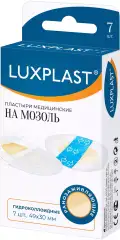 Пластыри медицинские гидроколлоидные на мозоль 49х30 мм, 7 шт Luxplast (Россия) купить по цене 458 руб.