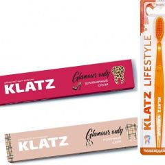 Klatz Glamour Only - Набор (зубная паста земляничный смузи 75 мл, молочный шейк 75 мл, зубная щетка средняя) Klatz (Россия) купить по цене 450 руб.