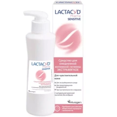 Лосьон для ежедневной интимной гигиены для чувствительной кожи, 250 мл Lactacyd (Франция) купить по цене 551 руб.