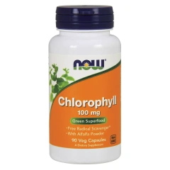Хлорофилл 100 мг, 90 капсул Now Foods (США) купить по цене 4 570 руб.