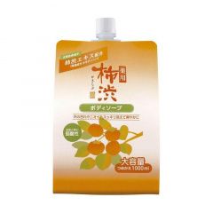 Kumano Cosmetics Kakishibu - Жидкое мыло для тела антибактериальное хурма и гиалуроновая кислота 1000 мл Kumano Cosmetics (Япония) купить по цене 1 931 руб.