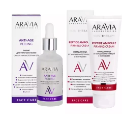 Набор "Anti-Age" : пилинг с AHA и PHA кислотами, 50 мл + крем от морщин с пептидами, 50 мл Aravia Laboratories (Россия) купить по цене 1 239 руб.