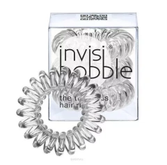 Резинка-браслет для волос Crystal Clear 3 шт. Invisibobble (Великобритания) купить по цене 549 руб.