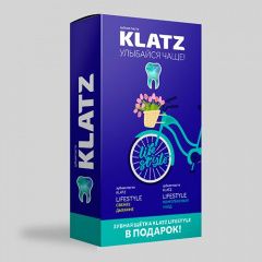 Klatz Lifestyle - Набор (зубная паста свежее дыхание 75 мл, комплексный уход 75 мл, зубная щетка средняя) Klatz (Россия) купить по цене 391 руб.
