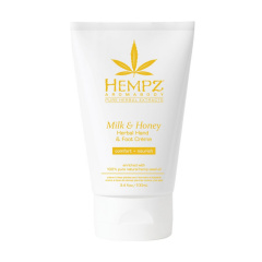 Hempz Milk & Honey Herbal Hand & Foot Creme - Крем для рук и ног Молоко и Мед 100 мл Hempz (США) купить по цене 1 369 руб.