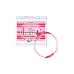 Резинка для волос Basic Jelly Twist красно-розовый Invisibobble (Великобритания) купить по цене 429 руб.