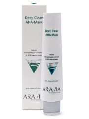 Aravia Professional Deep Clean - Маска очищающая с глиной и AHA-кислотами для лица 100 мл Aravia Professional (Россия) купить по цене 1 088 руб.