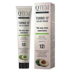 Qtem Color Service Turbo 12 Color Cream - Перманентный краситель с восстанавливающими активами 8.21 Серо-жемчужный светлый блонд 100 мл Qtem (Испания) купить по цене 785 руб.