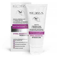 Kora - Маска себобаланс с пребиотиком для жирной, проблемной и комбинированной кожи 100 мл Kora (Россия) купить по цене 476 руб.