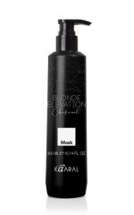 Kaaral Blonde Elevation Charcoal - Черная угольная тонирующая маска для волос 300 мл Kaaral (Италия) купить по цене 1 071 руб.