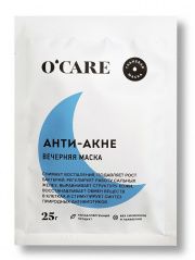 O'Care - Тканевая анти-акне маска Саше 25 г O'care (Россия) купить по цене 266 руб.