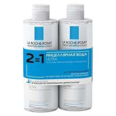 La Roche-Posay Physiological Cleansers Ultra - Комплект Мицеллярная вода для чувствительной кожи 2*400 мл La Roche-Posay (Франция) купить по цене 1 967 руб.