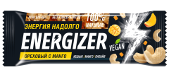 Леовит Energizer - Батончик ореховый Кешью, манго и папайя 40 гр Леовит (Россия) купить по цене 156 руб.