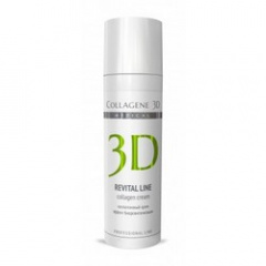 Medical Collagene 3D Revital Line - Коллагеновый крем эффект биоревитализации 30 мл Medical Collagene 3D (Россия) купить по цене 997 руб.