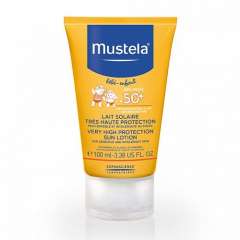 Mustela Sun - Солнцезащитное молочко с очень высокой степенью защиты SPF 50+ 100 мл Mustela (Франция) купить по цене 1 557 руб.