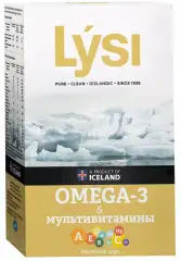Комплекс омега-3 с мультивитаминами, 64 капсулы Lysi (Исландия) купить по цене 2 299 руб.