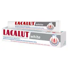 Зубная паста Уайт 75 мл Lacalut (Германия) купить по цене 395 руб.