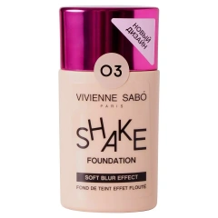 Тональный крем с натуральным блюр-эффектом Shake Foundation тон 03, 25 мл Vivienne Sabo (Франция) купить по цене 761 руб.