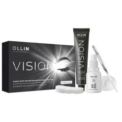 Ollin Professional Vision - Набор для окрашивания бровей и ресниц (Темный графит) Ollin Professional (Россия) купить по цене 423 руб.