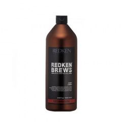 Redken Brews 3 in 1 - Средство 3 в 1 шампунь, кондиционер, гель для душа  1000 мл Redken (США) купить по цене 3 448 руб.