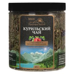 Курильский черный чай с брусникой и черной смородиной, 60 г Предгорья Белухи (Россия) купить по цене 339 руб.