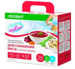 Леовит Худеем за неделю - Снижение веса и холестерина 5 дней Леовит (Россия) купить по цене 1 348 руб.