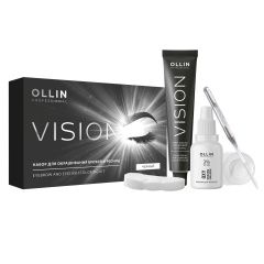 Ollin Professional Vision - Набор для окрашивания бровей и ресниц (Черный) Ollin Professional (Россия) купить по цене 423 руб.