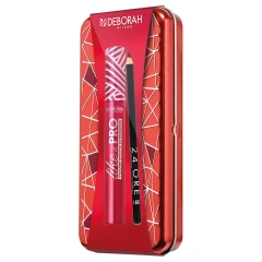 Подарочный набор № 1 в стальном футляре: тушь для ресниц Like A Pro + карандаш для век 24Ore Long Lasting Deborah Milano (Италия) купить по цене 1 370 руб.