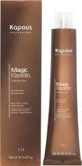Kapous Professional Magic Keratin Non Amonnia - Крем-краска для волос с кератином 4.18 Коричневый лакричный 100 мл Kapous Professional (Россия) купить по цене 