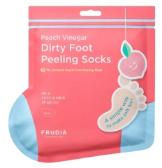 Маска-носочки для педикюра с ароматом персика, 40 г Frudia (Корея) купить по цене 533 руб.