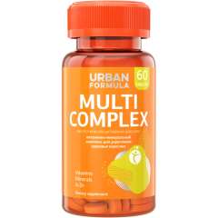 Urban Formula Multi Complex - Витаминно-минеральный комплекс от А до Zn для взрослых 60 таблеток Urban Formula (Россия) купить по цене 899 руб.