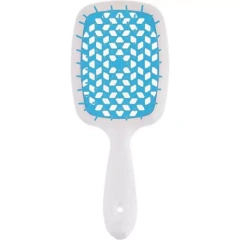Щетка Superbrush с закругленными зубчиками бело-голубая, 20,3 х 8,5 х 3,1 см Janeke (Италия) купить по цене 1 188 руб.