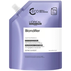 Восстанавливающий смываемый кондиционер Blondifier Gloss для мелированных и осветленных волос, рефил, 750 мл L'Oreal Professionnel (Франция) купить по цене 2 400 руб.