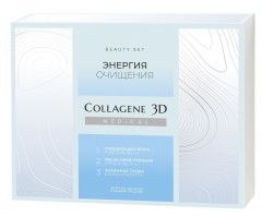 Collagene 3D - Подарочный набор Энергия очищения (пенка 160 мл, маска-скраб 75 мл, пудра для умывания 75 мл) Medical Collagene 3D (Россия) купить по цене 1 828 руб.
