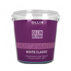 Ollin Blond Performance White Classic - Классический осветляющий порошок белого цвета 500 гр Ollin Professional (Россия) купить по цене 589 руб.