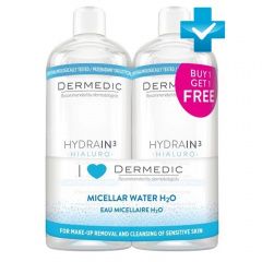 Dermedic Hydrain3 - Мицеллярная вода 500 мл*2 Dermedic (Польша) купить по цене 980 руб.