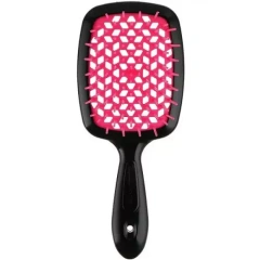 Щетка Superbrush с закругленными зубчиками черно-розовая, 17,5 х 7 х 3 см Janeke (Италия) купить по цене 1 080 руб.
