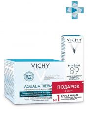Vichy Aqualia Thermal - Набор (Легкий крем для нормальной кожи 50 мл, Ежедневный гель-сыворотка для 10 мл) Vichy (Франция) купить по цене 1 784 руб.