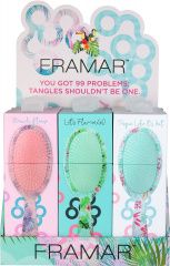 Framar - Распутывающая щетка для волос в накопителе "Тропические грезы" 9 шт Framar (Канада) купить по цене 8 510 руб.