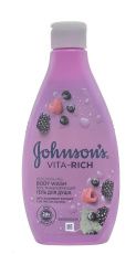 Johnson's Vita-Rich - Гель для душа с экстрактом Малины Восстанавливающий 250 мл Johnson’s (США) купить по цене 321 руб.