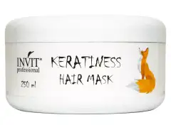 Маска Keratiness для питания и реструктуризации сухих и сильно поврежденных волос с кератином, 250 мл Invit (Россия) купить по цене 773 руб.