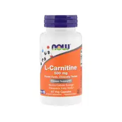 L-карнитин, 500 мг, 60 капсул Now Foods (США) купить по цене 5 859 руб.